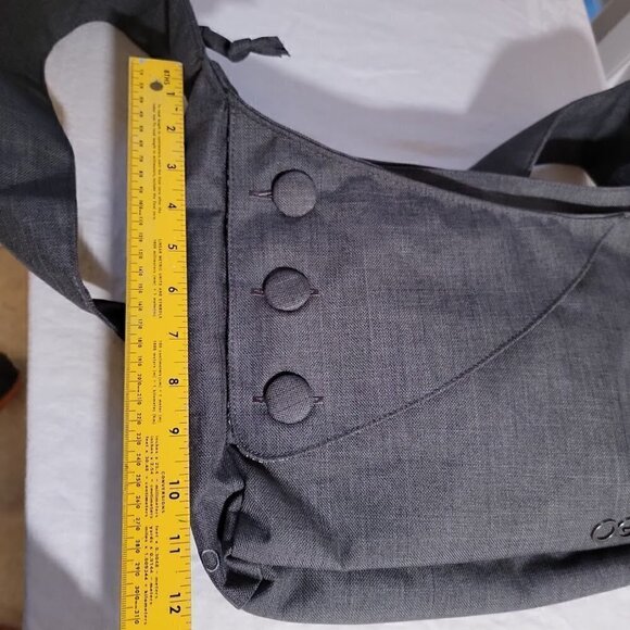 OGIO Brooklyn Crossbody Tablet Purse Dark Gray Shoulder Bag - Picture 12 of 13